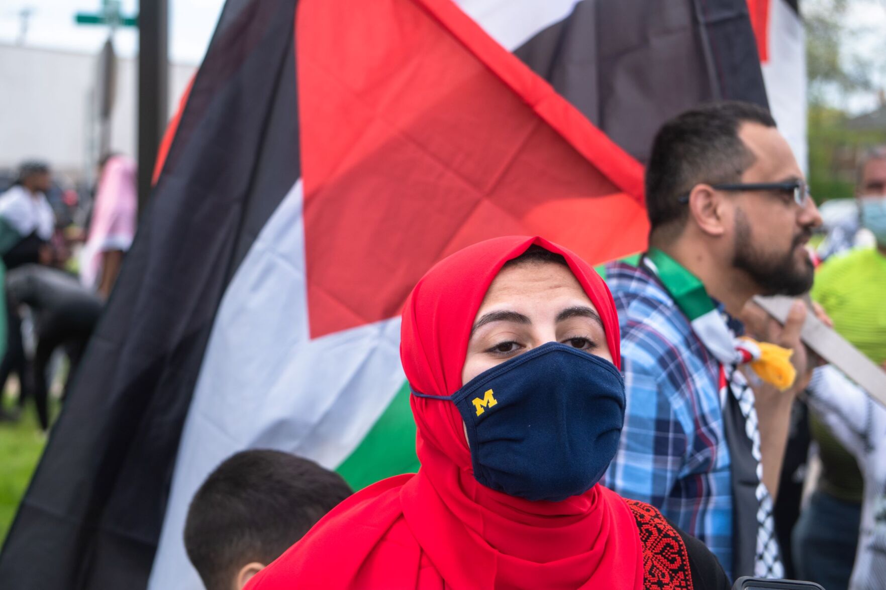 Mariam Odeh at March for Jerusalem